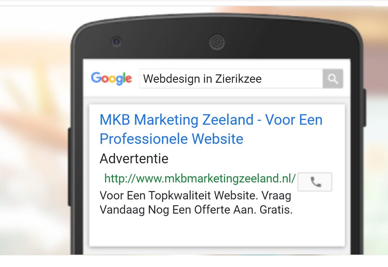 adverteren in google zeeland sea
