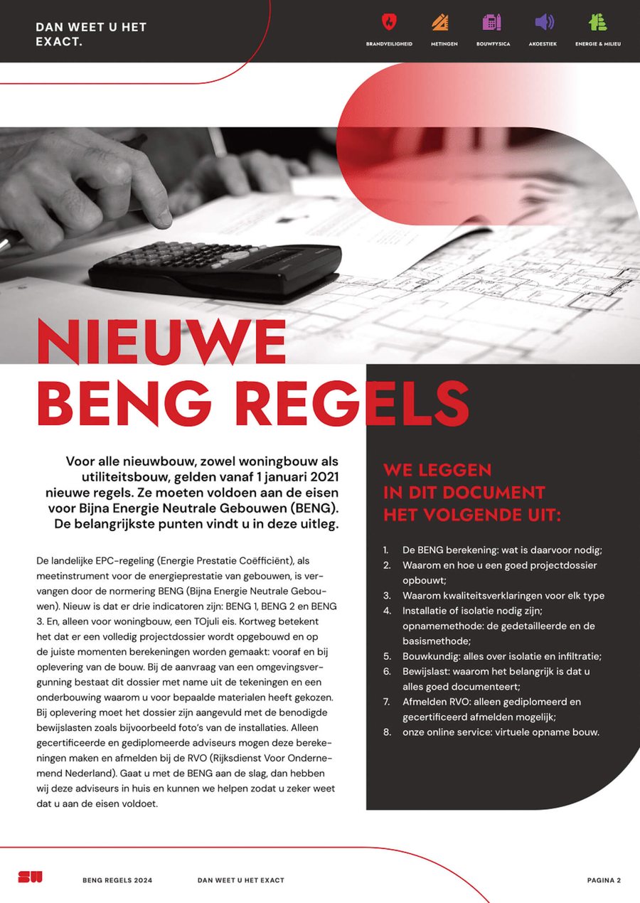 Advertentie S&W Bouwkundig Ingenieurs